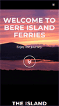 Mobile Screenshot of bereislandferries.com